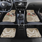 Kookaburra Bottlebrushes Personalised Car Mats Aboriginal Australian Dot Painting - Aussie Hoodie