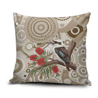 Kookaburra Bottlebrushes Personalised Pillow Cover Aboriginal Australian Dot Painting - Aussie Hoodie