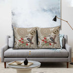 Kookaburra Bottlebrushes Personalised Pillow Cover Aboriginal Australian Dot Painting - Aussie Hoodie