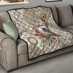 Kookaburra Bottlebrushes Personalised Quilt Aboriginal Australian Dot Painting - Aussie Hoodie
