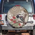 Kookaburra Bottlebrushes Personalised Spare Tire Cover Aboriginal Australian Dot Painting - Aussie Hoodie