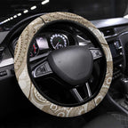 Kookaburra Bottlebrushes Steering Wheel Cover Aboriginal Australian Dot Painting - Aussie Hoodie