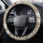 Kookaburra Bottlebrushes Steering Wheel Cover Aboriginal Australian Dot Painting - Aussie Hoodie