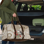 Kookaburra Bottlebrushes Personalised Travel Bag Aboriginal Australian Dot Painting - Aussie Hoodie