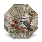 Kookaburra Bottlebrushes Personalised Umbrella Aboriginal Australian Dot Painting - Aussie Hoodie