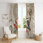 Kookaburra Bottlebrushes Personalised Window Curtain Aboriginal Australian Dot Painting - Aussie Hoodie