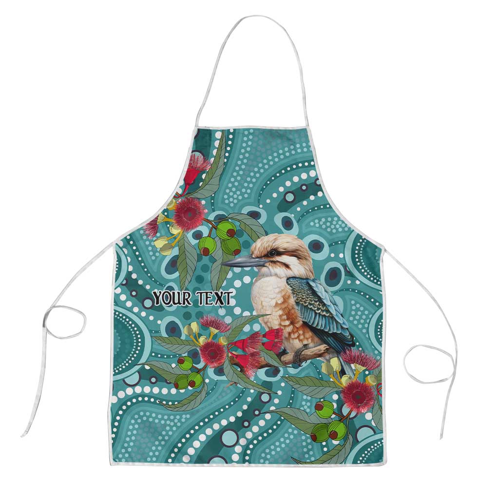 Kookaburra Eucalyptus Personalised Apron Aboriginal Australian Dot Painting - Aussie Hoodie