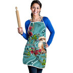 Kookaburra Eucalyptus Personalised Apron Aboriginal Australian Dot Painting - Aussie Hoodie