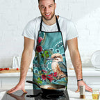 Kookaburra Eucalyptus Personalised Apron Aboriginal Australian Dot Painting - Aussie Hoodie