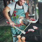 Kookaburra Eucalyptus Personalised Apron Aboriginal Australian Dot Painting - Aussie Hoodie