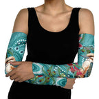 Kookaburra Eucalyptus Personalised Arm Sleeves Aboriginal Australian Dot Painting - Aussie Hoodie