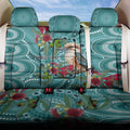 Kookaburra Eucalyptus Personalised Back Car Seat Cover Aboriginal Australian Dot Painting - Aussie Hoodie