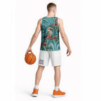 Kookaburra Eucalyptus Personalised Basketball Jersey Aboriginal Australian Dot Painting - Aussie Hoodie