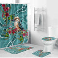 Kookaburra Eucalyptus Personalised Bathroom Set Aboriginal Australian Dot Painting - Aussie Hoodie