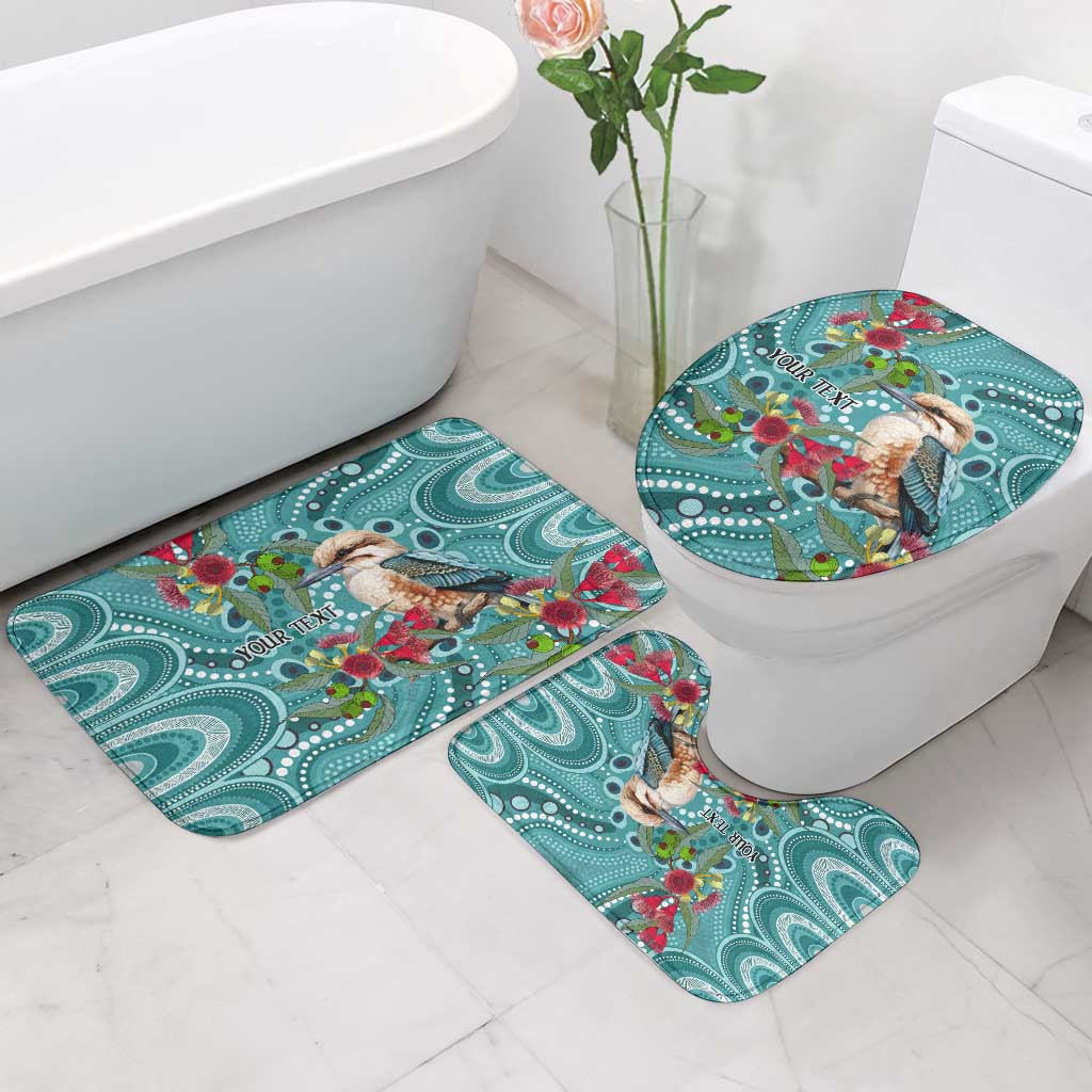 Kookaburra Eucalyptus Personalised Bathroom Set Aboriginal Australian Dot Painting - Aussie Hoodie