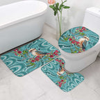 Kookaburra Eucalyptus Personalised Bathroom Set Aboriginal Australian Dot Painting - Aussie Hoodie