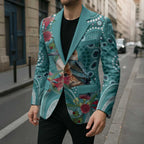 Kookaburra Eucalyptus Personalised Blazer Aboriginal Australian Dot Painting - Aussie Hoodie
