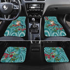 Kookaburra Eucalyptus Personalised Car Mats Aboriginal Australian Dot Painting - Aussie Hoodie