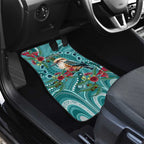 Kookaburra Eucalyptus Personalised Car Mats Aboriginal Australian Dot Painting - Aussie Hoodie