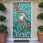 Kookaburra Eucalyptus Personalised Door Cover Aboriginal Australian Dot Painting - Aussie Hoodie