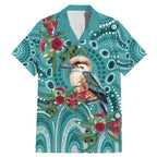 Kookaburra Eucalyptus Personalised Family Matching Mermaid Dress and Hawaiian Shirt Aboriginal Australian Dot Painting - Aussie Hoodie
