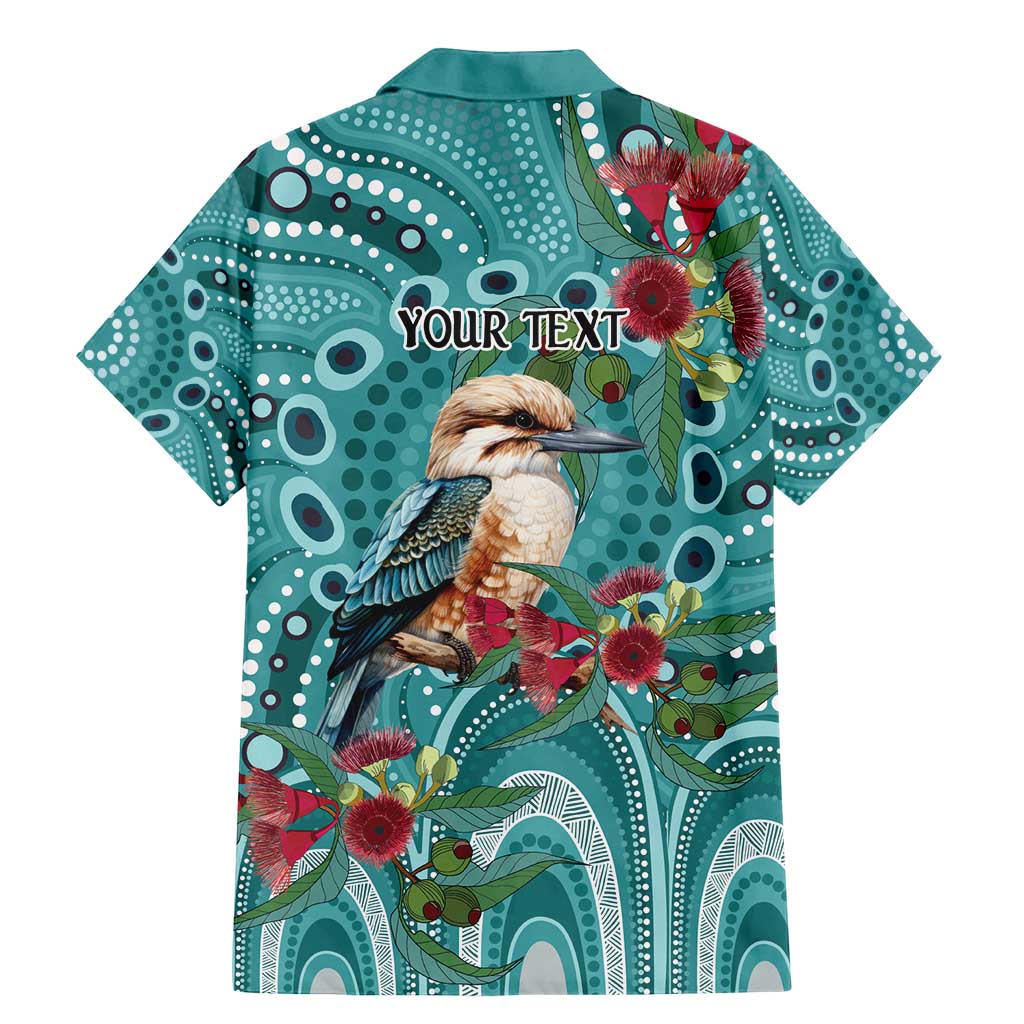 Kookaburra Eucalyptus Personalised Family Matching Mermaid Dress and Hawaiian Shirt Aboriginal Australian Dot Painting - Aussie Hoodie