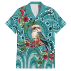 Kookaburra Eucalyptus Personalised Family Matching Tank Maxi Dress and Hawaiian Shirt Aboriginal Australian Dot Painting - Aussie Hoodie