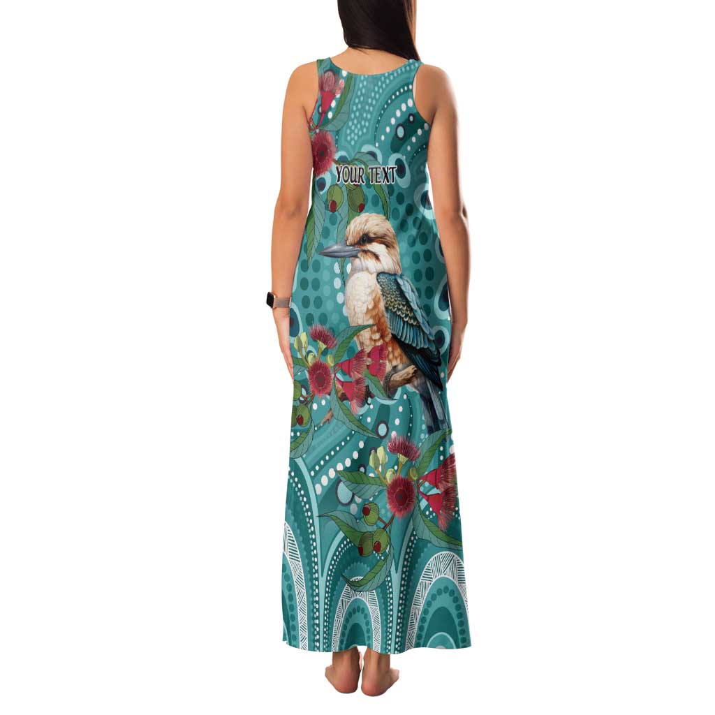 Kookaburra Eucalyptus Personalised Family Matching Tank Maxi Dress and Hawaiian Shirt Aboriginal Australian Dot Painting - Aussie Hoodie