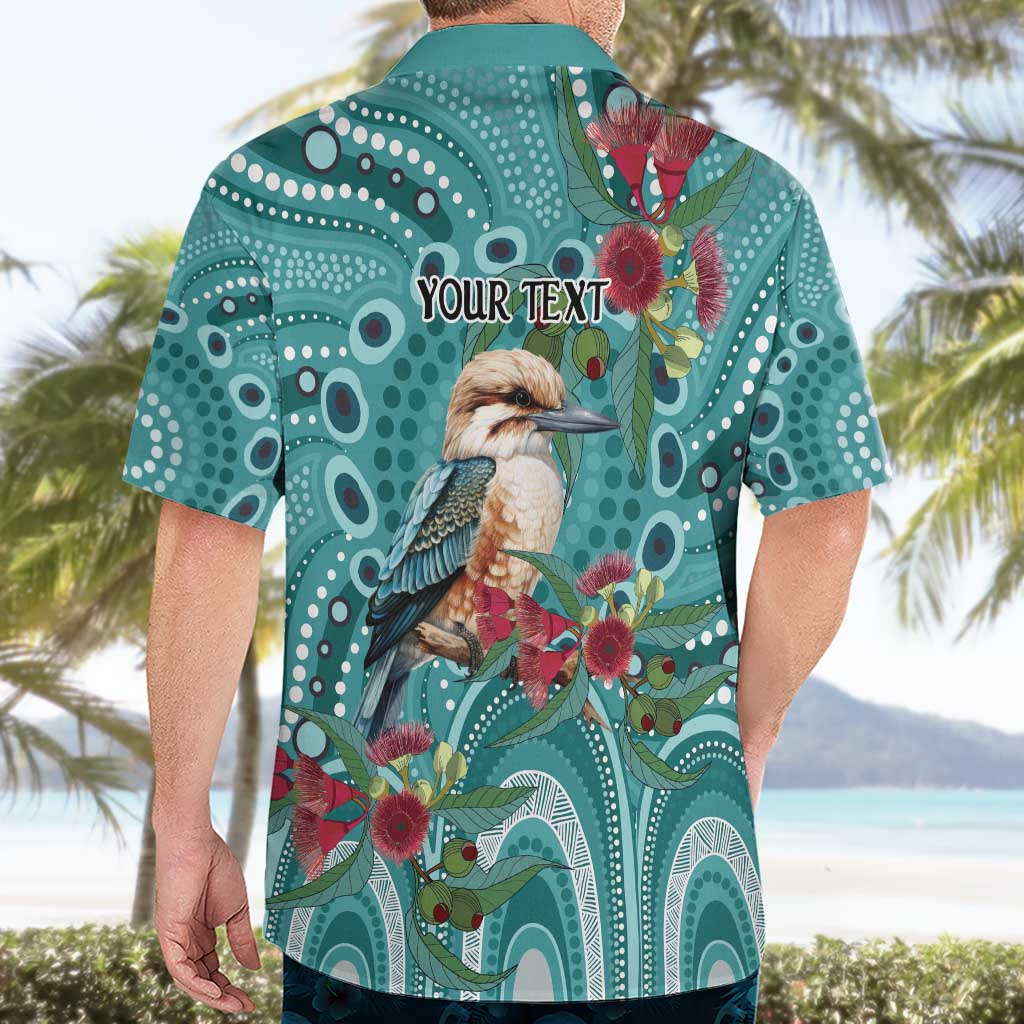 Kookaburra Eucalyptus Personalised Hawaiian Shirt Aboriginal Australian Dot Painting - Aussie Hoodie