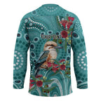Kookaburra Eucalyptus Personalised Hockey Jersey Aboriginal Australian Dot Painting - Aussie Hoodie