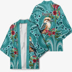 Kookaburra Eucalyptus Personalised Kimono Aboriginal Australian Dot Painting - Aussie Hoodie