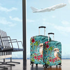 Kookaburra Eucalyptus Personalised Luggage Cover Aboriginal Australian Dot Painting - Aussie Hoodie