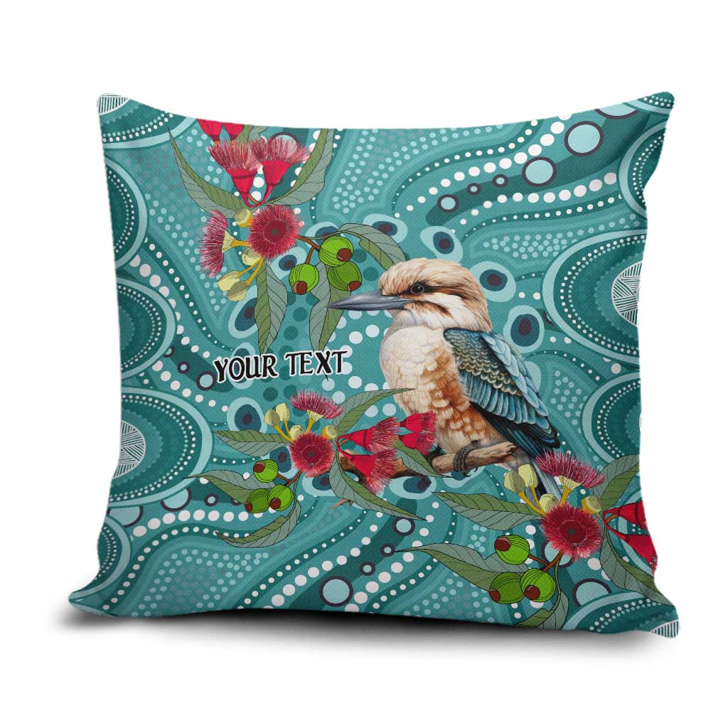 Kookaburra Eucalyptus Personalised Pillow Cover Aboriginal Australian Dot Painting - Aussie Hoodie