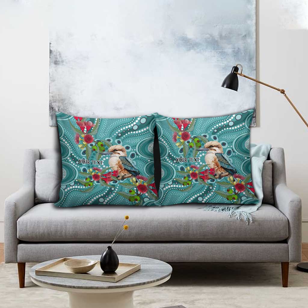 Kookaburra Eucalyptus Personalised Pillow Cover Aboriginal Australian Dot Painting - Aussie Hoodie