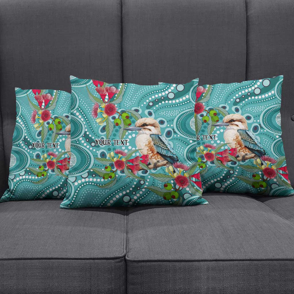 Kookaburra Eucalyptus Personalised Pillow Cover Aboriginal Australian Dot Painting - Aussie Hoodie