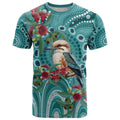 Kookaburra Eucalyptus Personalised T Shirt Aboriginal Australian Dot Painting - Aussie Hoodie