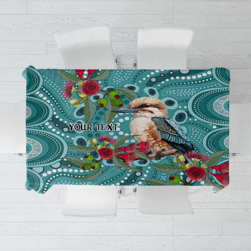Kookaburra Eucalyptus Personalised Tablecloth Aboriginal Australian Dot Painting - Aussie Hoodie