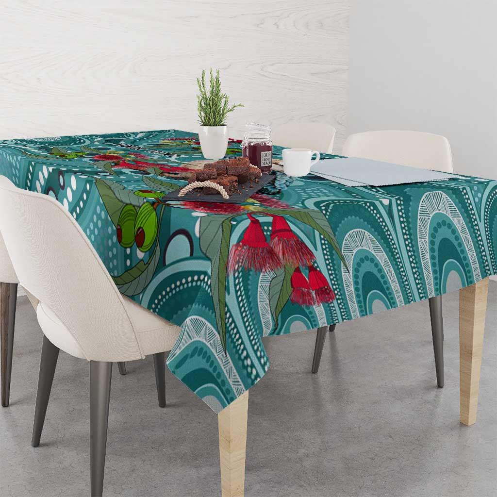 Kookaburra Eucalyptus Personalised Tablecloth Aboriginal Australian Dot Painting - Aussie Hoodie