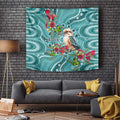 Kookaburra Eucalyptus Personalised Tapestry Aboriginal Australian Dot Painting - Aussie Hoodie