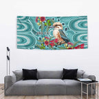 Kookaburra Eucalyptus Personalised Tapestry Aboriginal Australian Dot Painting - Aussie Hoodie