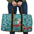 Kookaburra Eucalyptus Personalised Travel Bag Aboriginal Australian Dot Painting - Aussie Hoodie