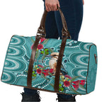 Kookaburra Eucalyptus Personalised Travel Bag Aboriginal Australian Dot Painting - Aussie Hoodie