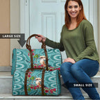 Kookaburra Eucalyptus Personalised Travel Bag Aboriginal Australian Dot Painting - Aussie Hoodie