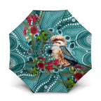 Kookaburra Eucalyptus Personalised Umbrella Aboriginal Australian Dot Painting - Aussie Hoodie