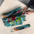 Kookaburra Eucalyptus Personalised Umbrella Aboriginal Australian Dot Painting - Aussie Hoodie