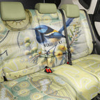Splendid Fairy-wren Personalised Back Car Seat Cover Aboriginal Australian Dot Painting - Aussie Hoodie