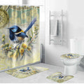 Splendid Fairy-wren Personalised Bathroom Set Aboriginal Australian Dot Painting - Aussie Hoodie