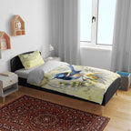Splendid Fairy-wren Personalised Bedding Set Aboriginal Australian Dot Painting - Aussie Hoodie