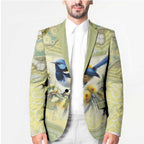 Splendid Fairy-wren Personalised Blazer Aboriginal Australian Dot Painting - Aussie Hoodie