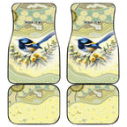 Splendid Fairy-wren Personalised Car Mats Aboriginal Australian Dot Painting - Aussie Hoodie